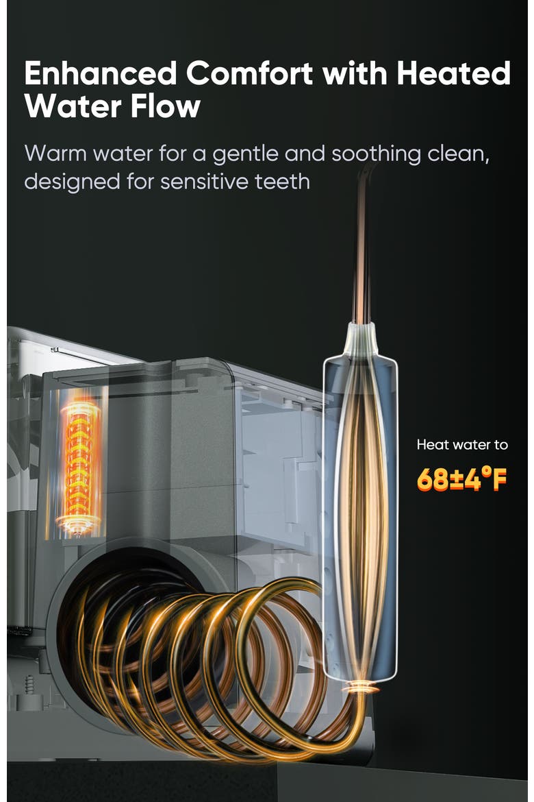 LP233 Pro UVC Countertop Water Flosser with DY156 Essential Electric Toothbrush Bundle, Alternate, color, Open Grey