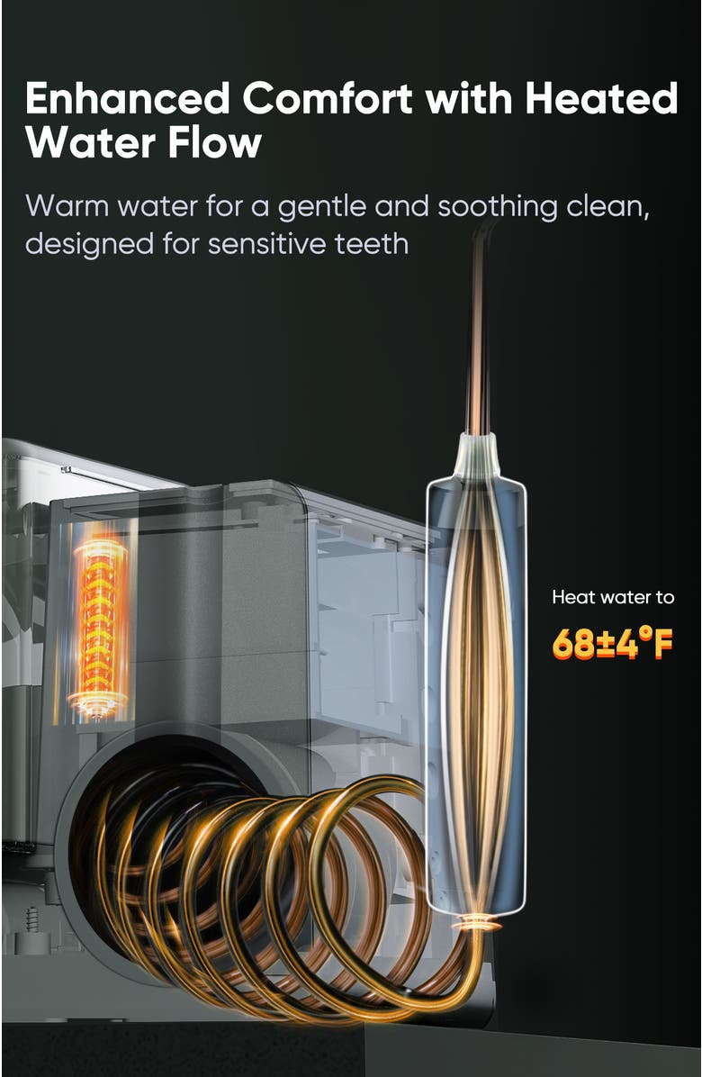 MySmile LP233 Pro UVC Countertop Water Flosser with DY156 Essential Electric Toothbrush Bundle, Alternate, color, Open Grey