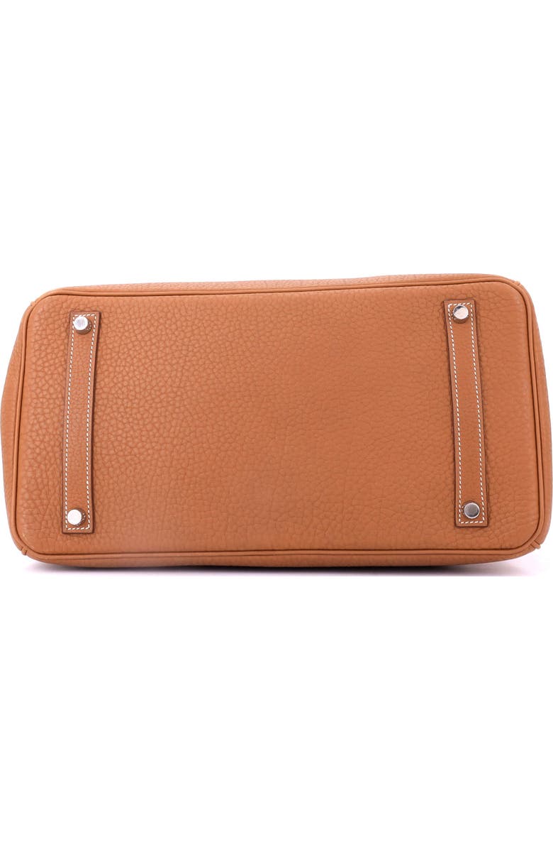 Pre-Owned Hermes Birkin Handbag Brown Fjord with Palladium Hardware 35, Alternate, color,