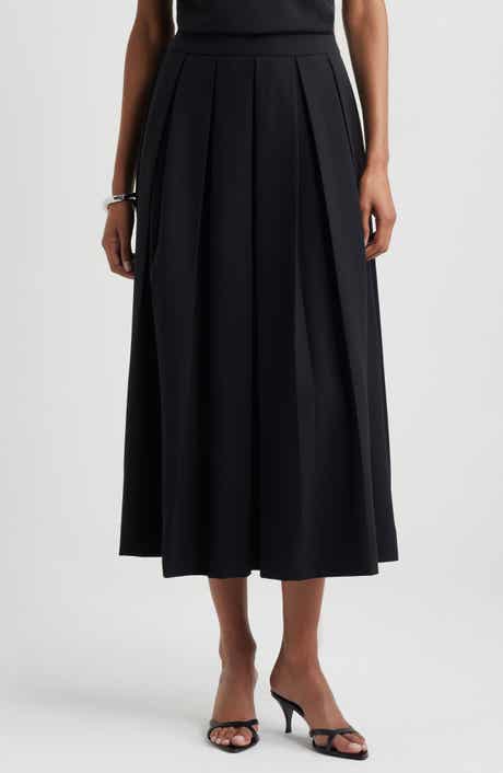 Nordstrom Pleated Midi Skirt