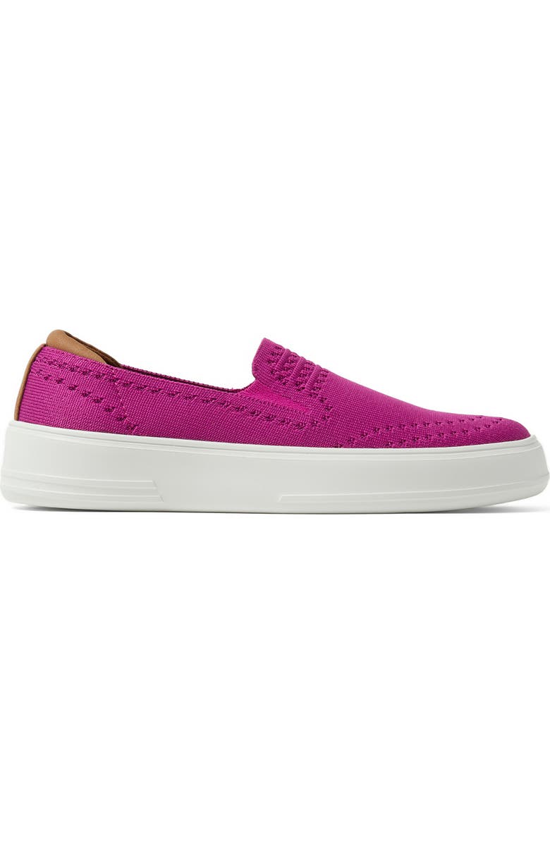 ORIGINAL COMFORT BY DEARFOAMS Sophie Knit Slip-On Sneaker, Alternate, color, Mystic Purple