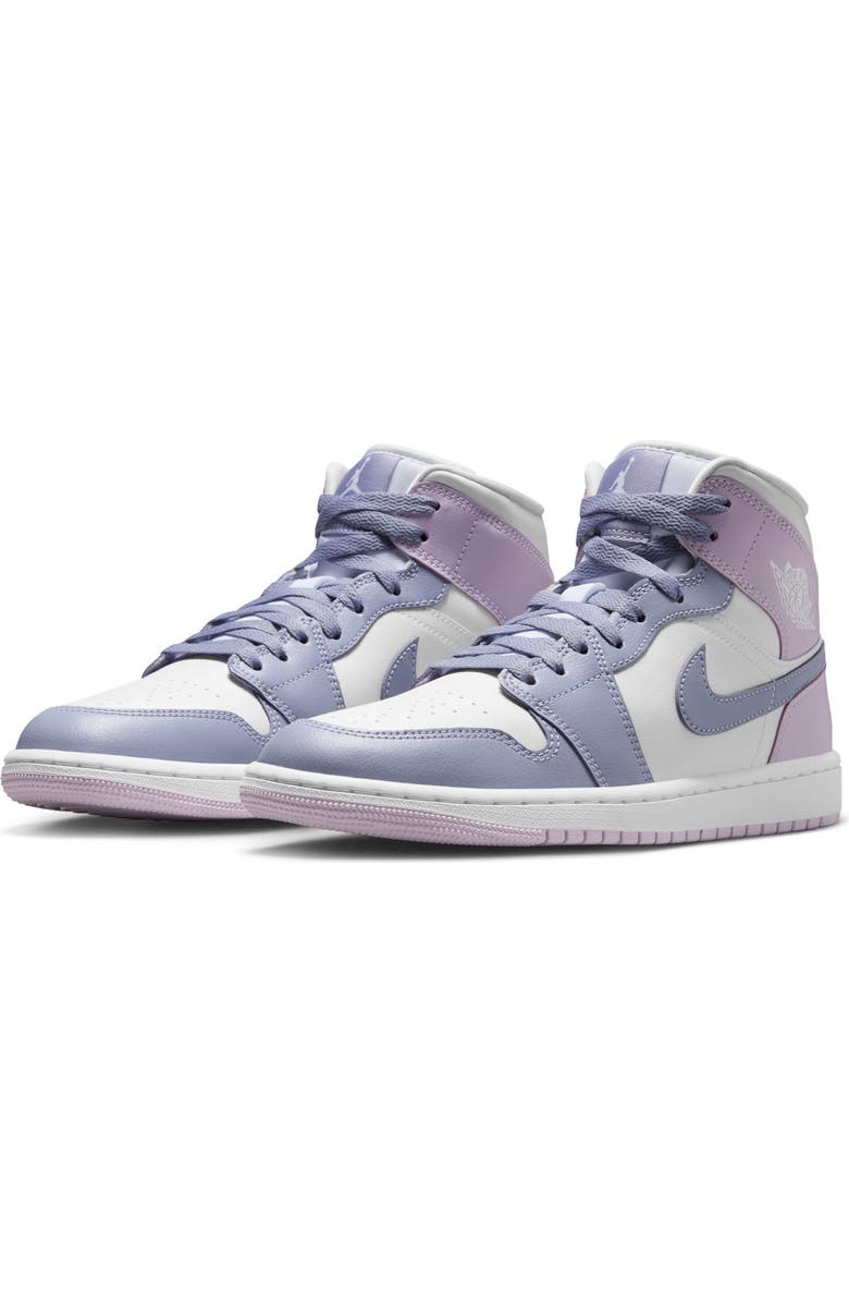 Jordan Air Jordan 1 Mid Sneaker, Main, color, Indigo Haze/ Doll/ White