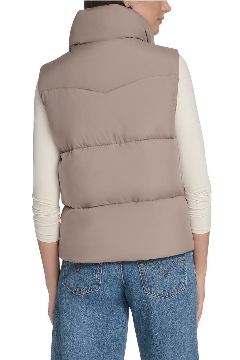 Quilted Puffer Vest, Alternate, color, TAUPE GREY
