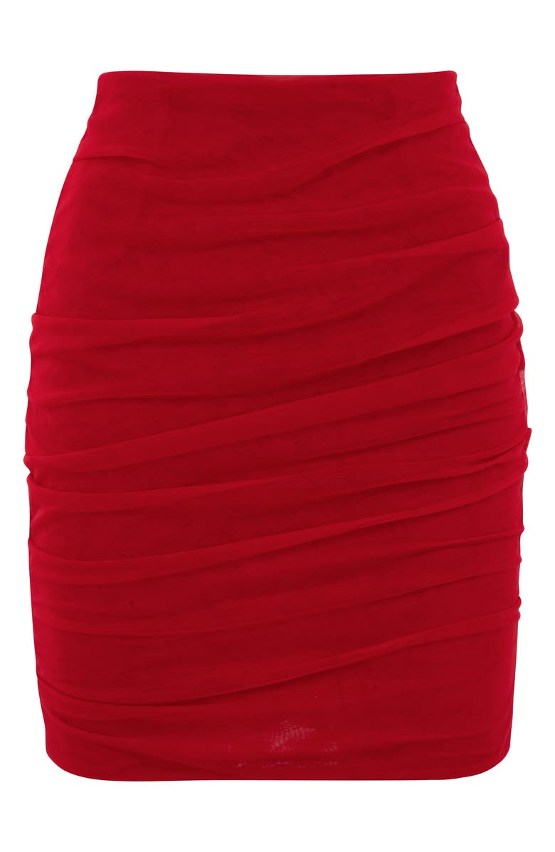 HOUSE OF CB Rosita Skirt, Alternate, color, Red