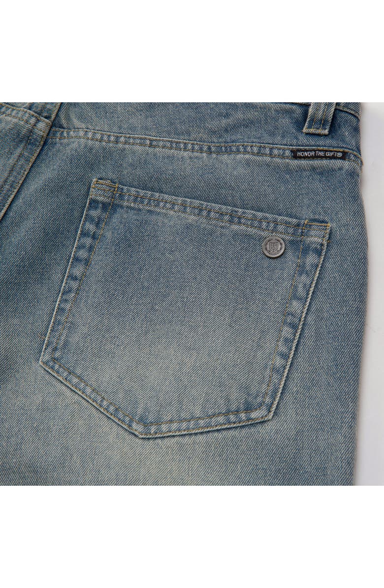 HONOR THE GIFT HTG Branded Straight Leg Jeans, Alternate, color, 