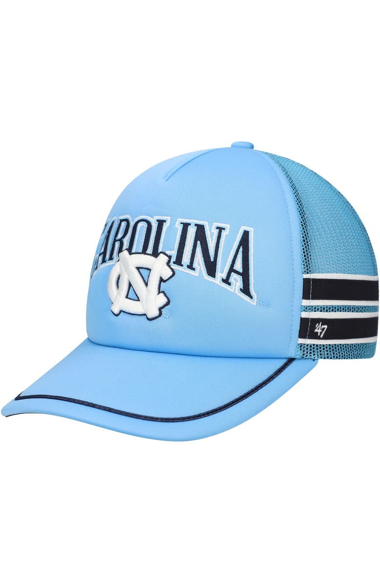 '47 Men's '47 Light Blue North Carolina Tar Heels Sideband Trucker Adjustable Hat, Main, color, Light Blue