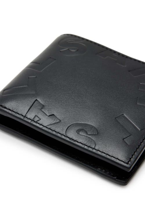Allsaints Delph Tierra Leather Wallet In Black
