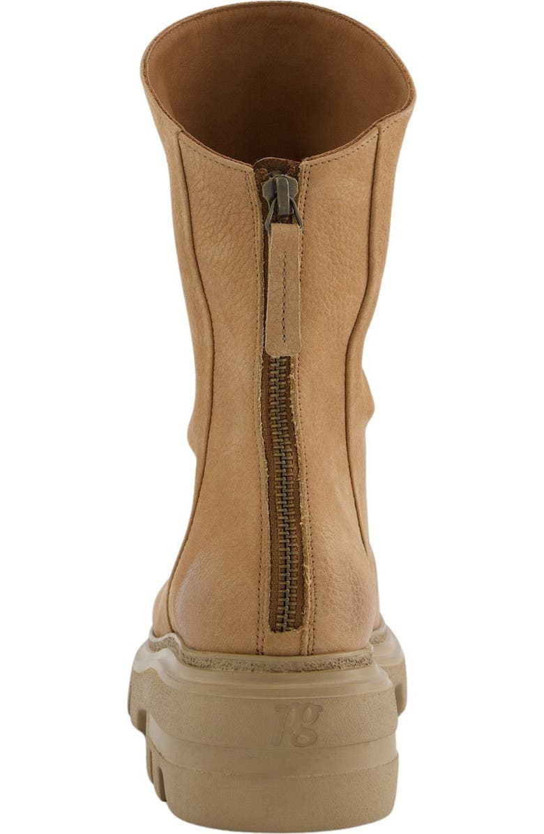 Paul Green Crosby Lug Sole Bootie, Alternate, color, Tan Grained Nubuck