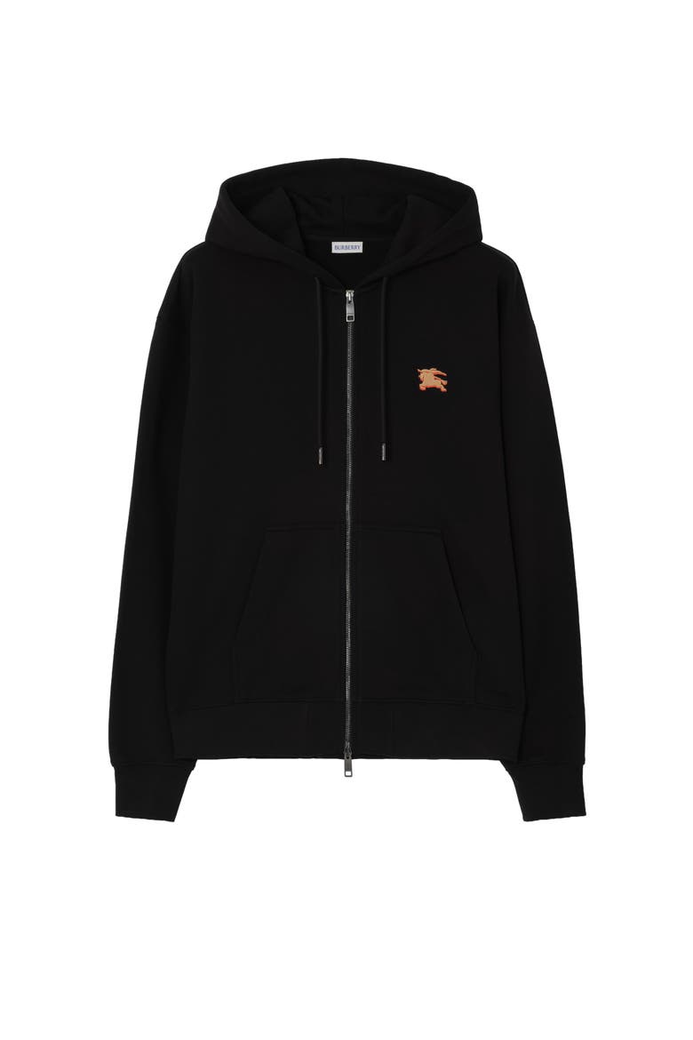 Knight Check Zip Hoodie, Main, color, Black