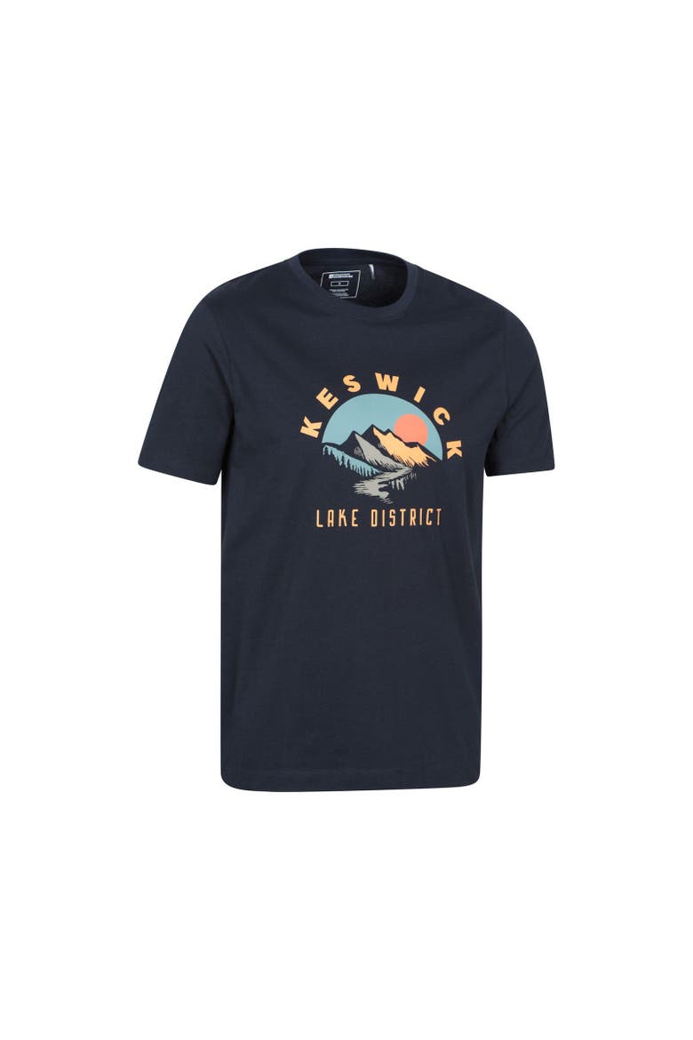Keswick Short-Sleeved T-Shirt, Alternate, color, Navy