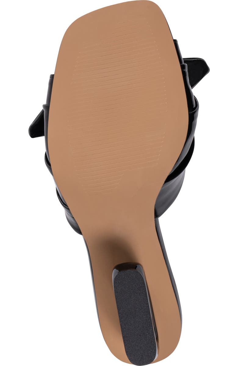 GOOD CHOICE NEW YORK Flux Bow Slide Sandal, Alternate, color, Black