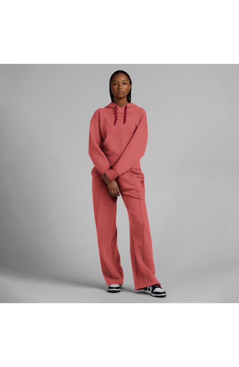 FANATICS Women's Fanatics Red Philadelphia Phillies Elements Future Ground Subtle Tonal Pullover Hoodie, Alternate, color, 