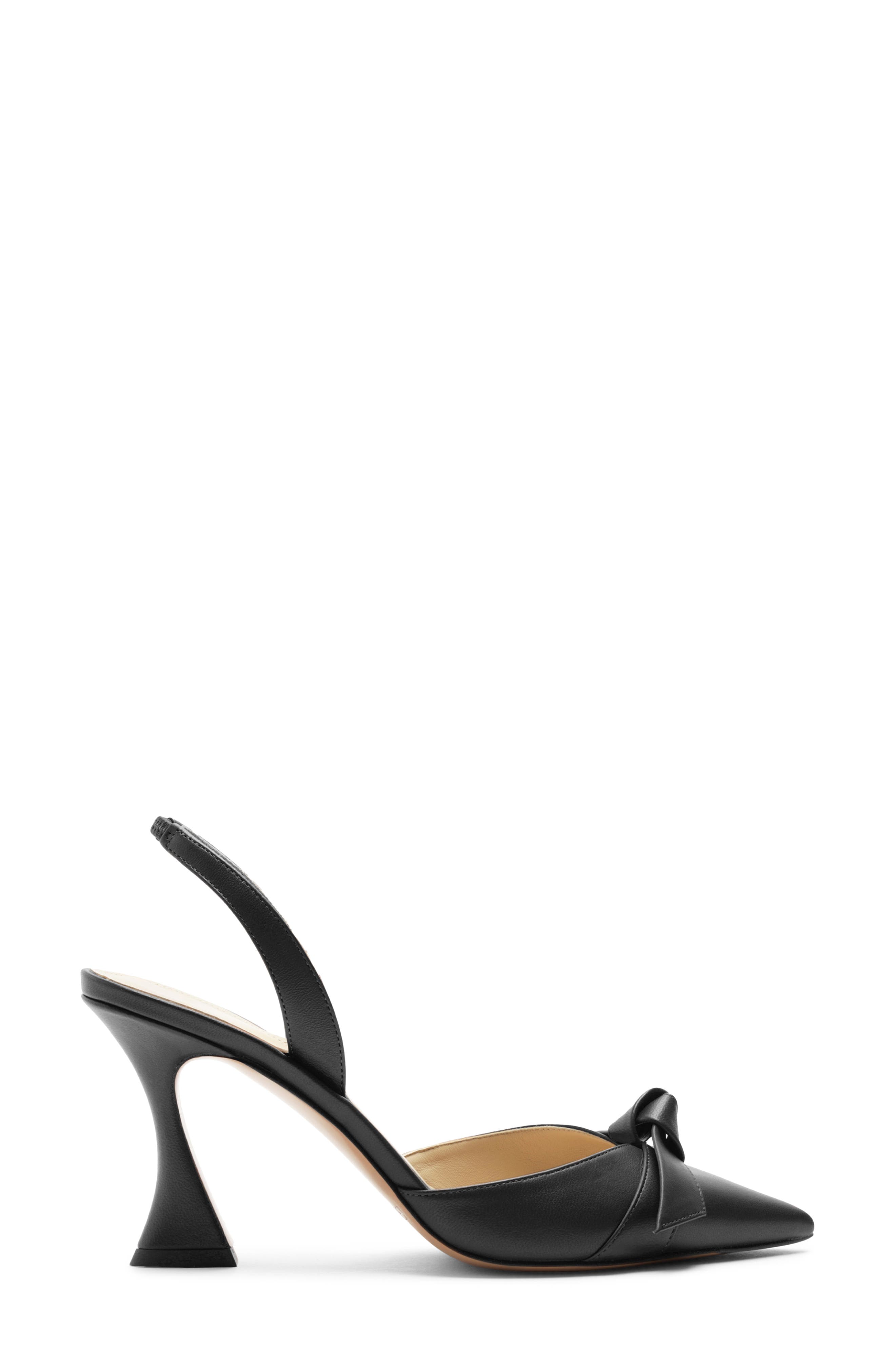 Clarita Bell Slingback Pump, Alternate, color, BLACK