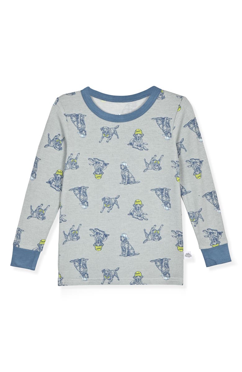 SLEEP ON IT Kids' Assorted 2-Pack Print Fitted Two-Piece Pajamas, Alternate, color, Blue