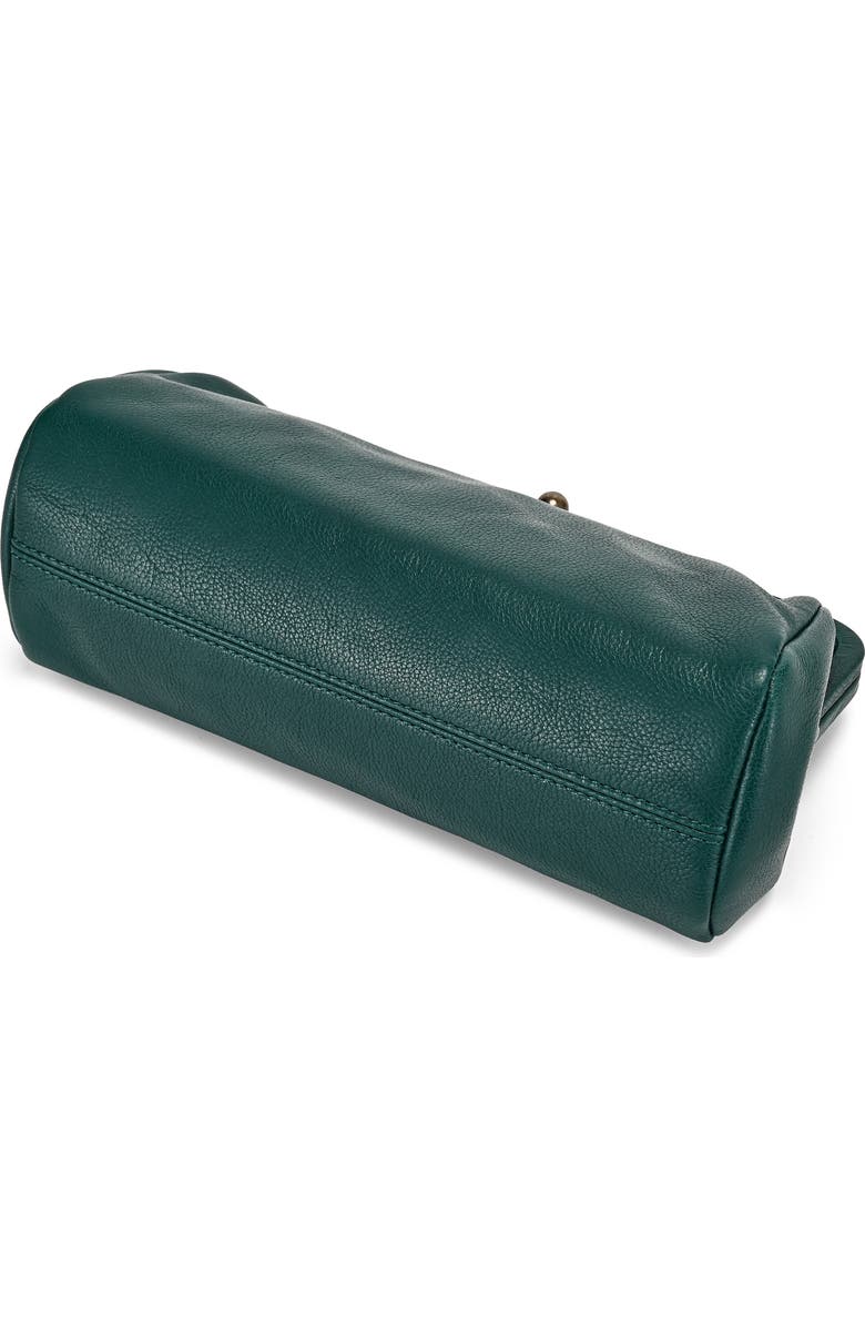 OLD TREND Iris Genuine Leather Vintage Frame Crossbody Bag, Alternate, color, Teal