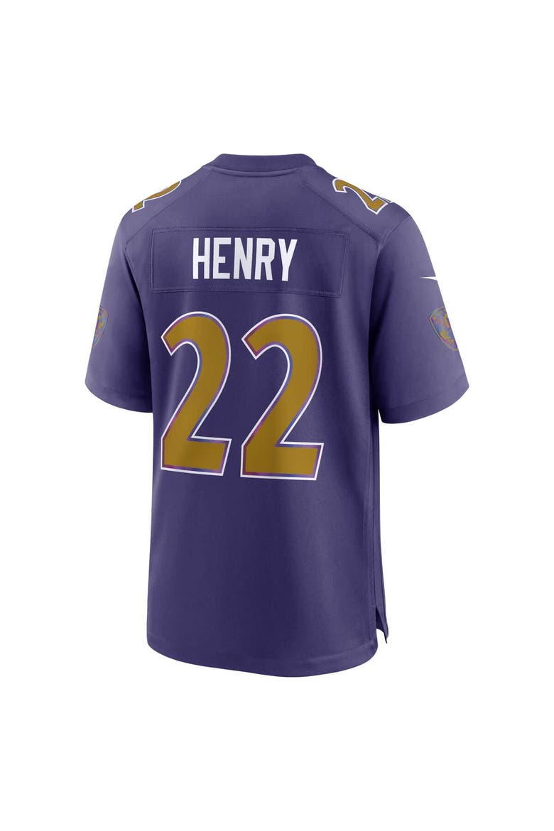 Men's Nike Derrick Henry Purple Baltimore Ravens Alternate Game Jersey, Alternate, color, Purple