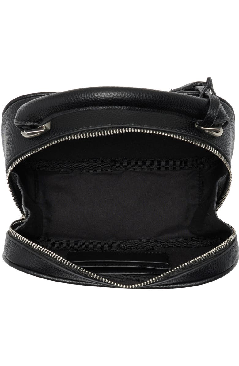 BCBG Mini Top Handle Zip Crossbody Bag, Alternate, color, Black