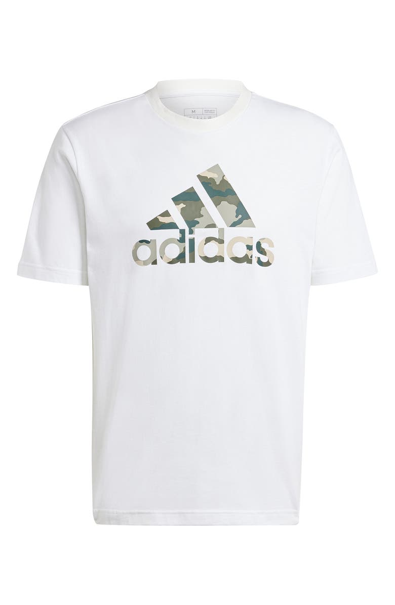 adidas Badge of Sport Camo Graphic Print T-Shirt, Alternate, color, 