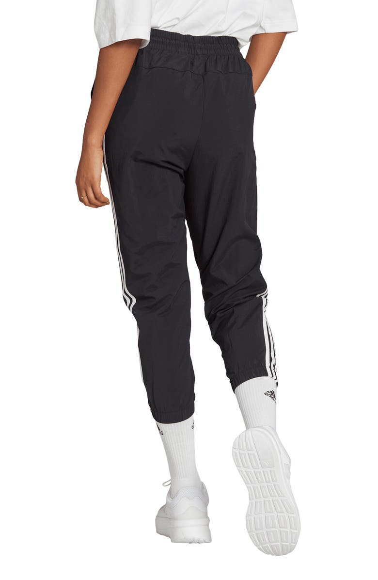 adidas Essentials 3-Stripes 7/8 Pants, Alternate, color, Black/ White