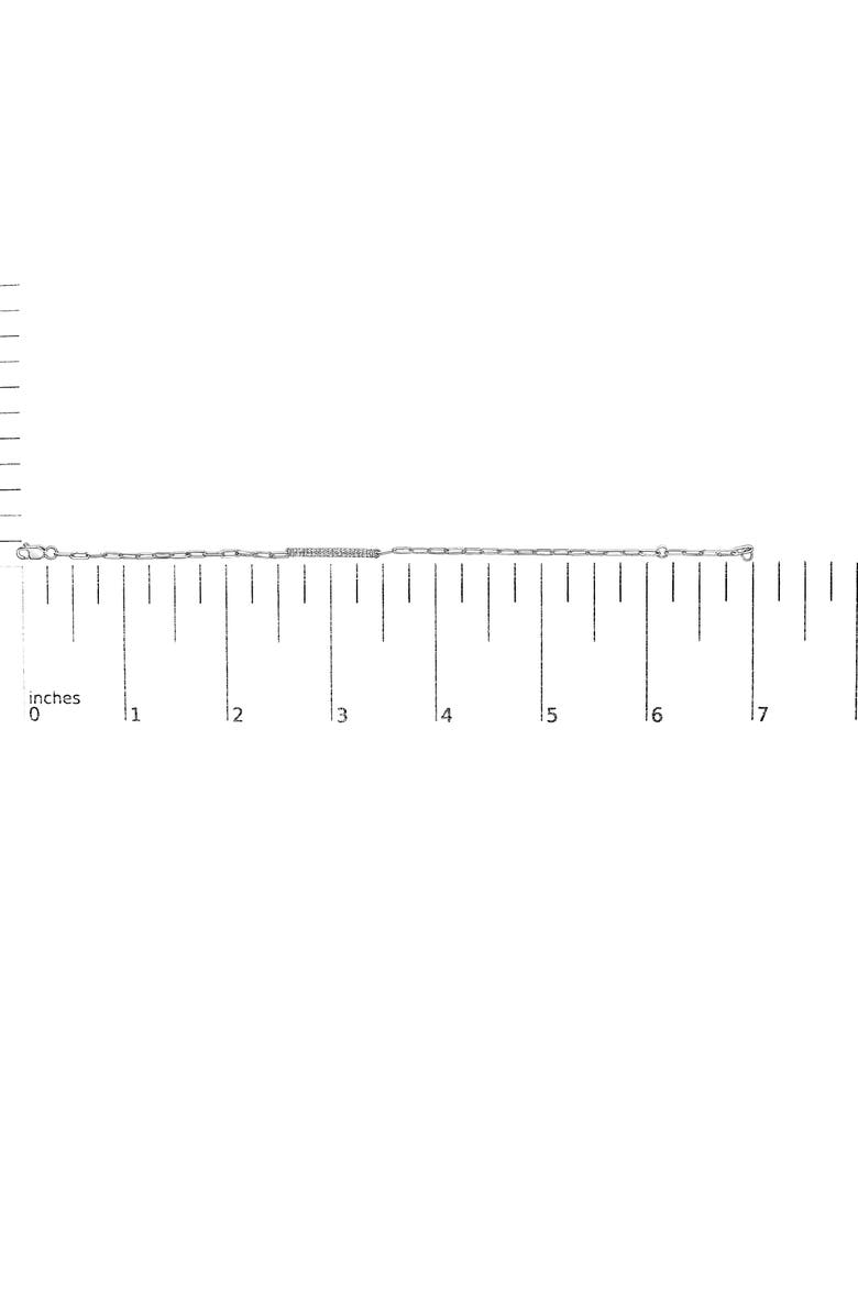 Haus of Brilliance Sterling Silver 1/7 Cttw Diamond Double Row Link Tennis Bracelet, Alternate, color, Silver