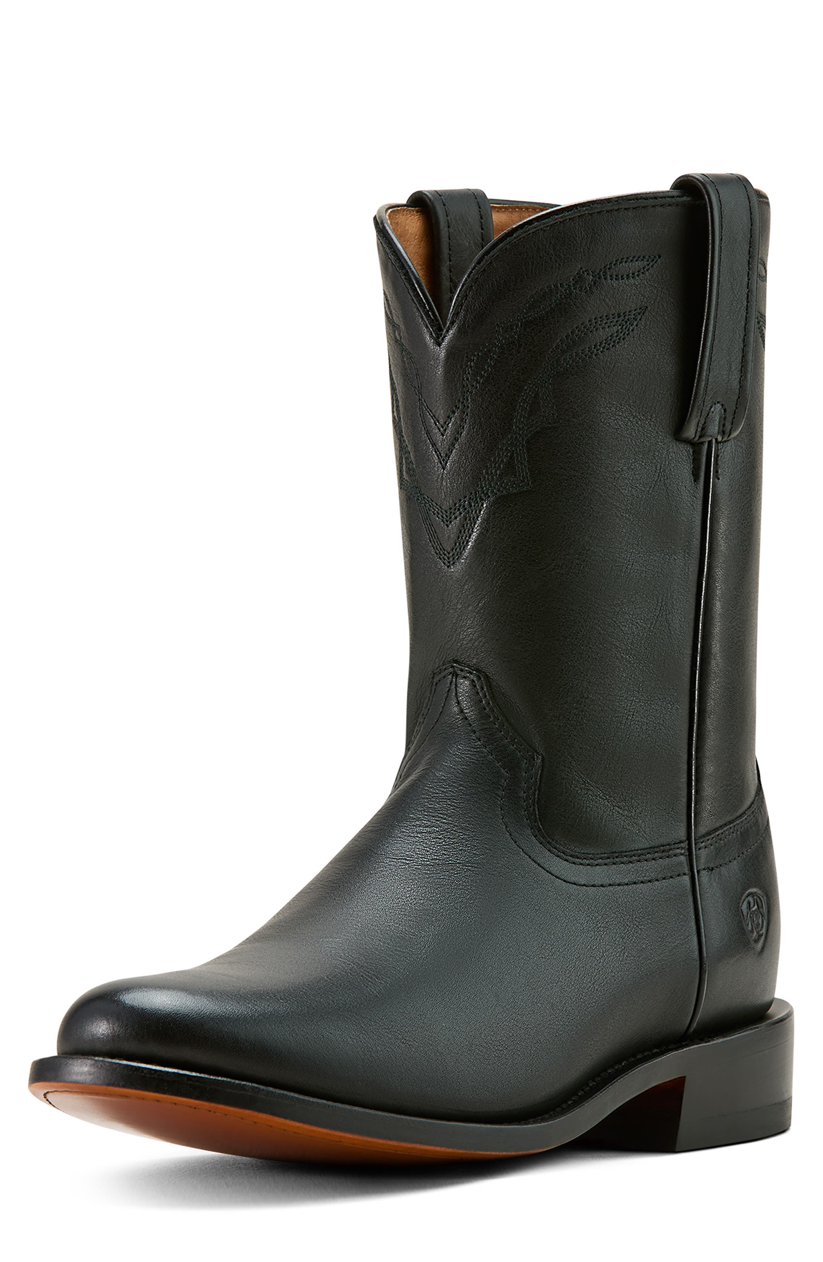 Ariat Downtown Western Boot, Alternate, color, Black
