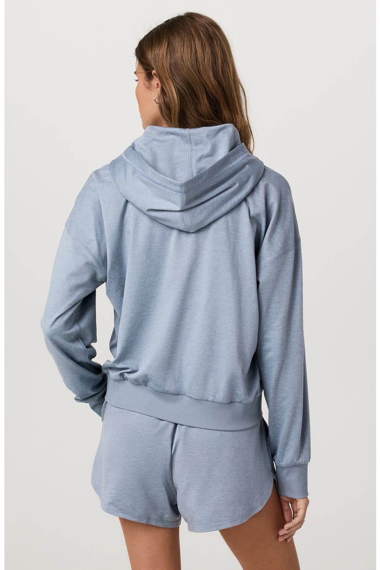 Halo Modern Relaxed Hoodie, Alternate, color, SEA GLASS HEATHER