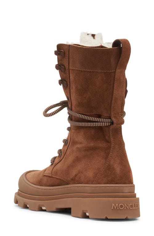 Moncler Vera Genuine Shearling Trim Boot In Multi