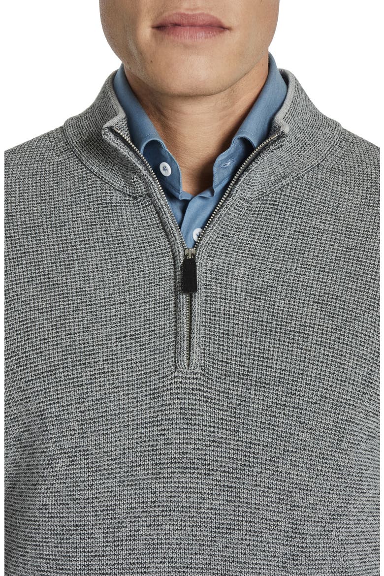 Daulac Quarter Zip Pullover, Alternate, color, CHARCOAL