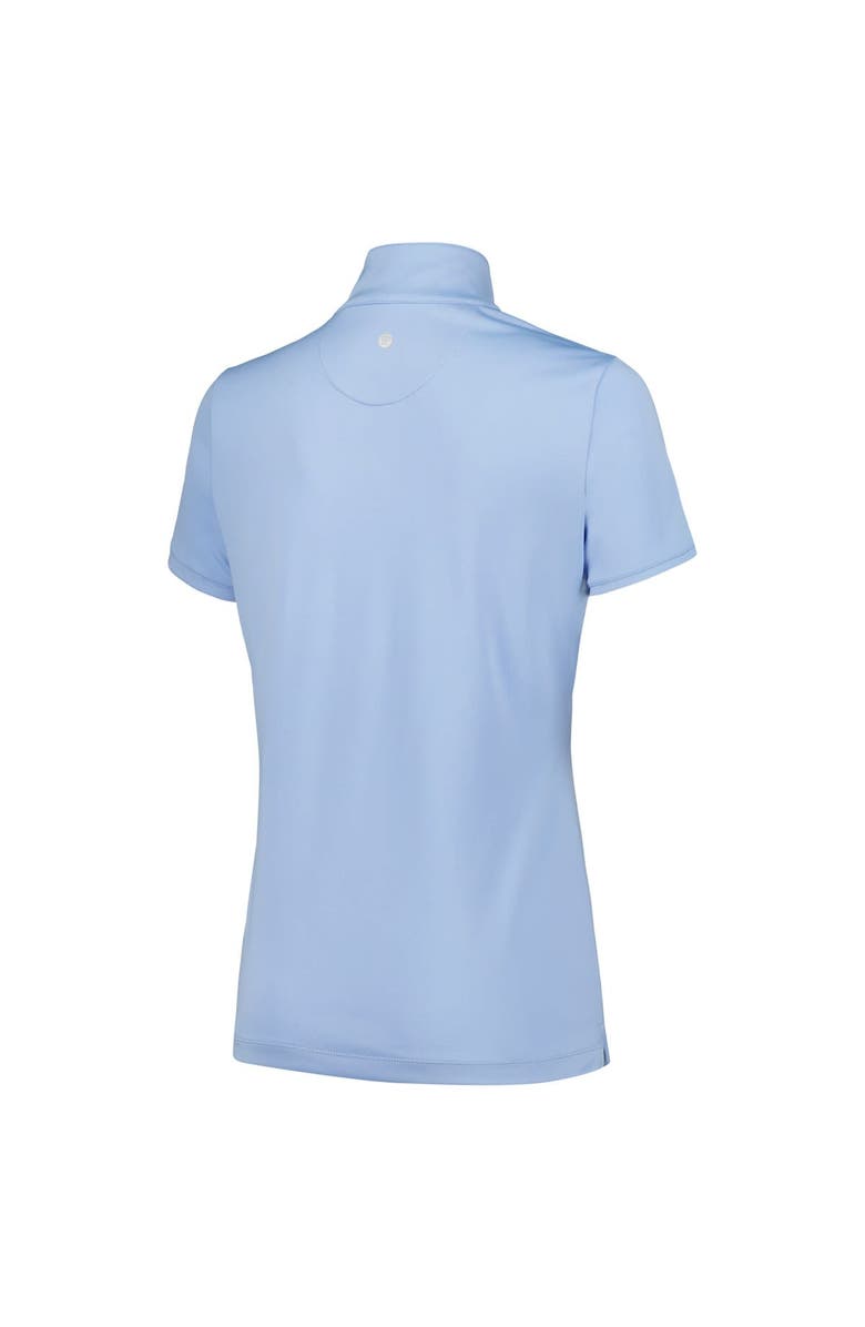 EPNY Women's EPNY Light Blue Churchill Downs Convertible Quarter-Zip Polo, Alternate, color, 
