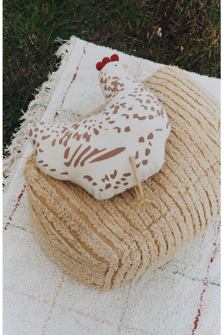 Chicken Cushion, Alternate, color, NATURAL CHESTNUT