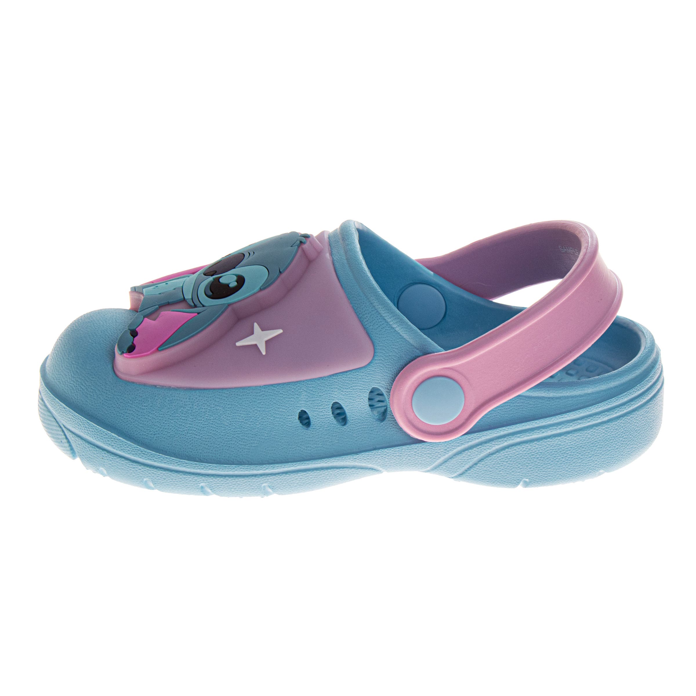 Disney Lilo & Stitch Girls Clogs, Alternate, color, Blue Pink