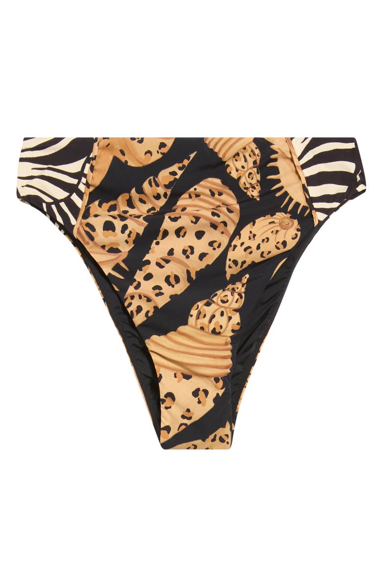 FARM Rio All Over Hot Pants Bikini Bottoms, Alternate, color, Multicolor