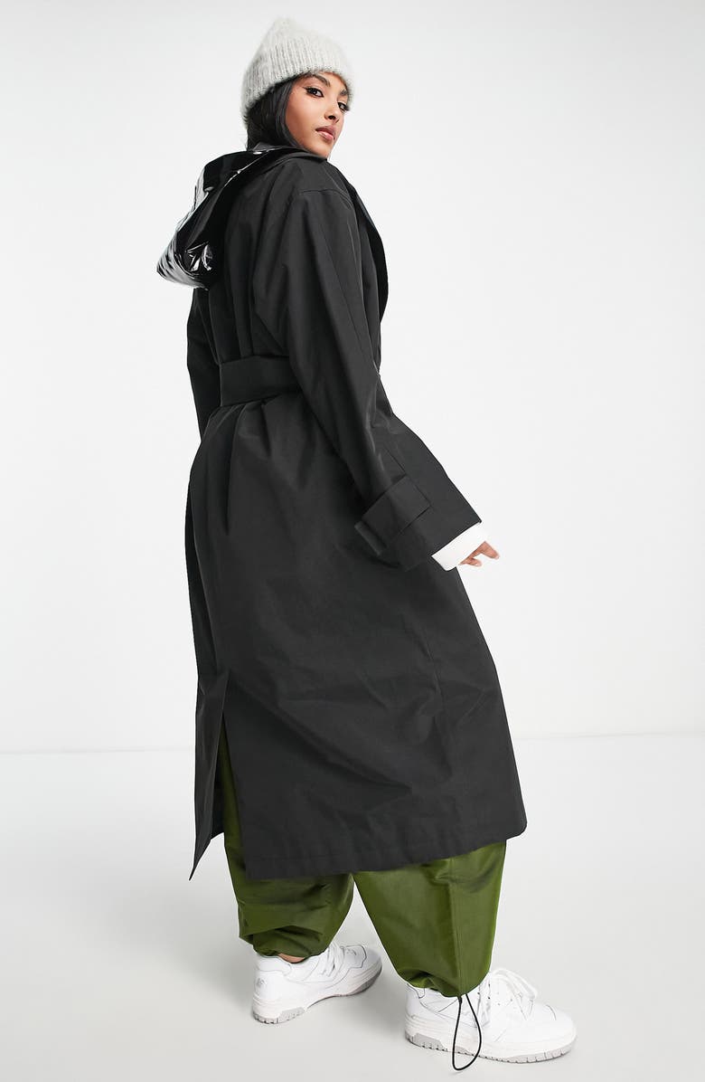 ASOS DESIGN Oversize Trench Coat, Alternate, color,