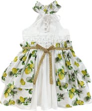 Petite Maison Kids Amalfi Lemon Dress