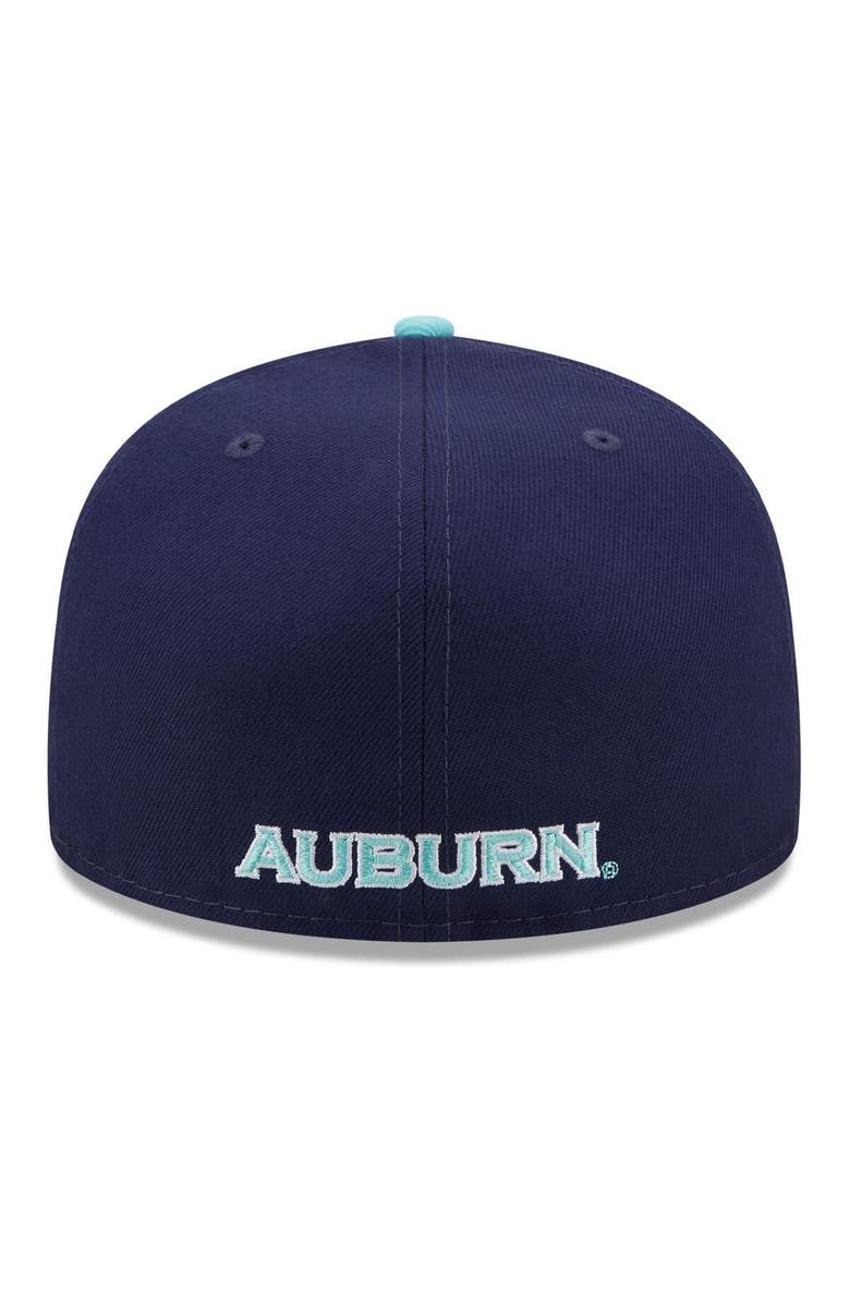 New Era Men's New Era Navy/Light Blue Auburn Tigers 59FIFTY Fitted Hat, Alternate, color, Navy