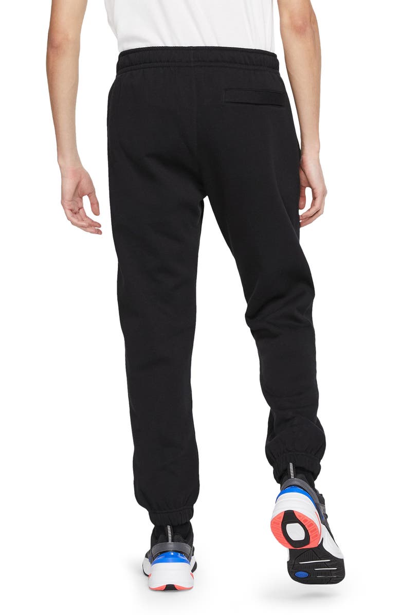 Nike Sportswear Club Fleece Sweatpants, Alternate, color, Black/ White
