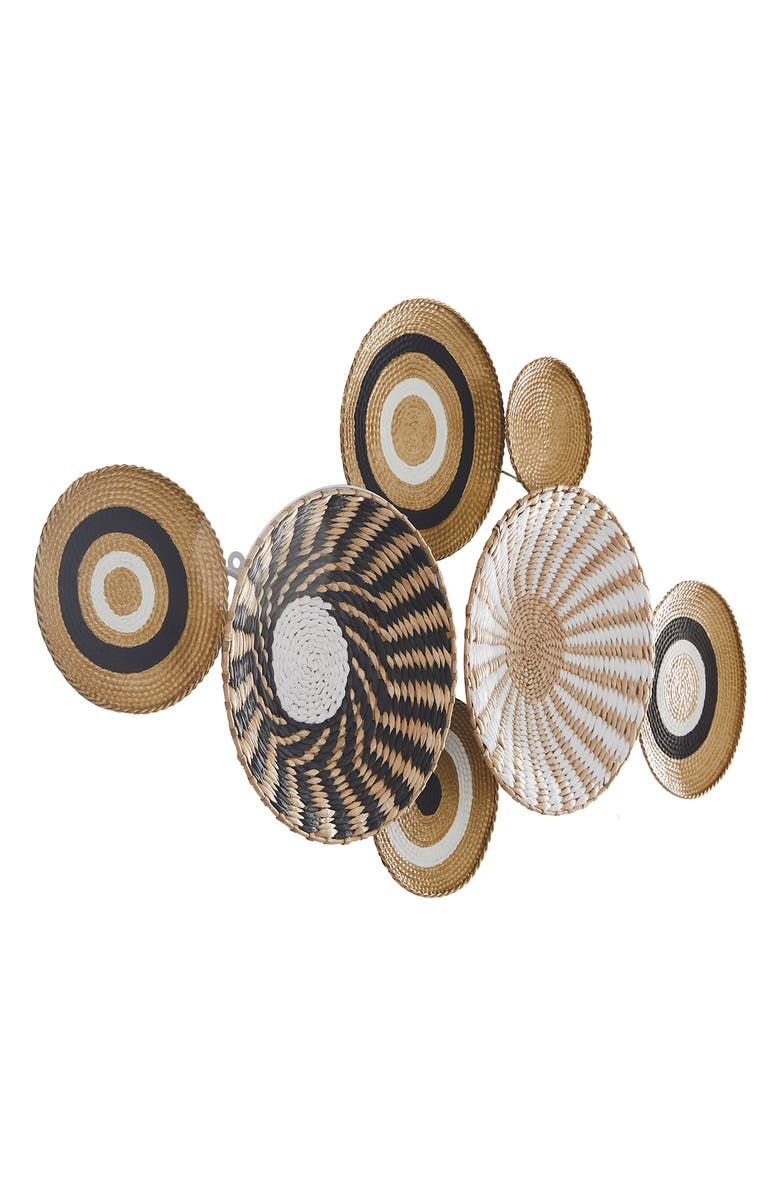 Novogratz Woven Disc Wall Art, Alternate, color, 