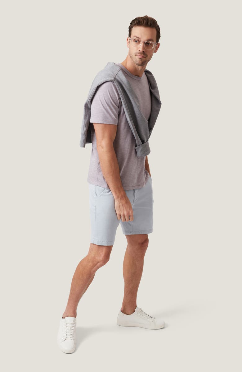 34 Heritage Arizona Slim Fit Flat Front Chino Shorts, Alternate, color, 