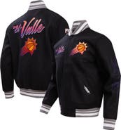 PRO STANDARD Men's Pro Standard Black Phoenix Suns 2023/24 City Edition Full-Zip Varsity Jacket