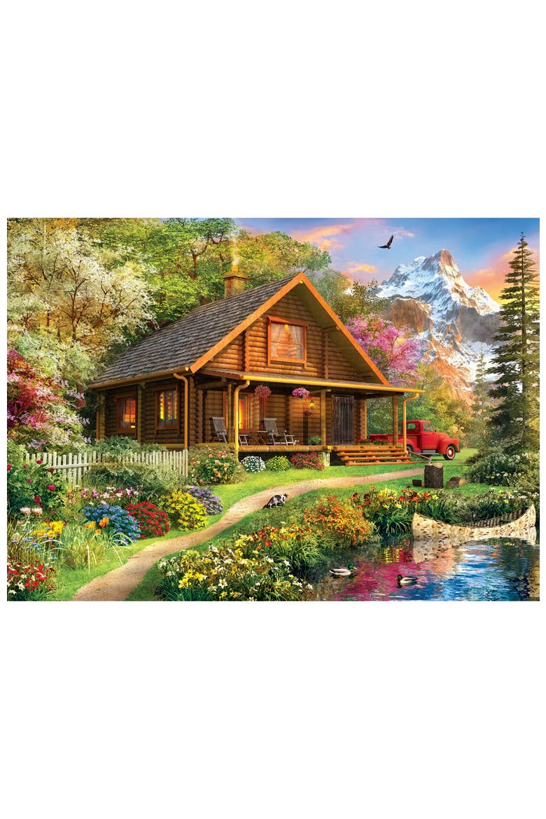 Mountain Retreat 1000 Piece Puzzle, Alternate, color, Multicolor