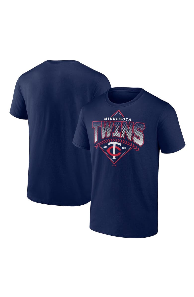 FANATICS Men's Fanatics Navy Minnesota Twins Ahead In The Count T-Shirt, Alternate, color, Navy