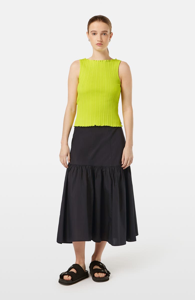 Scotch & Soda Lettuce Edge Rib Tank, Alternate, color, Citrus