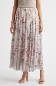 Anne Klein Floral Maxi Skirt