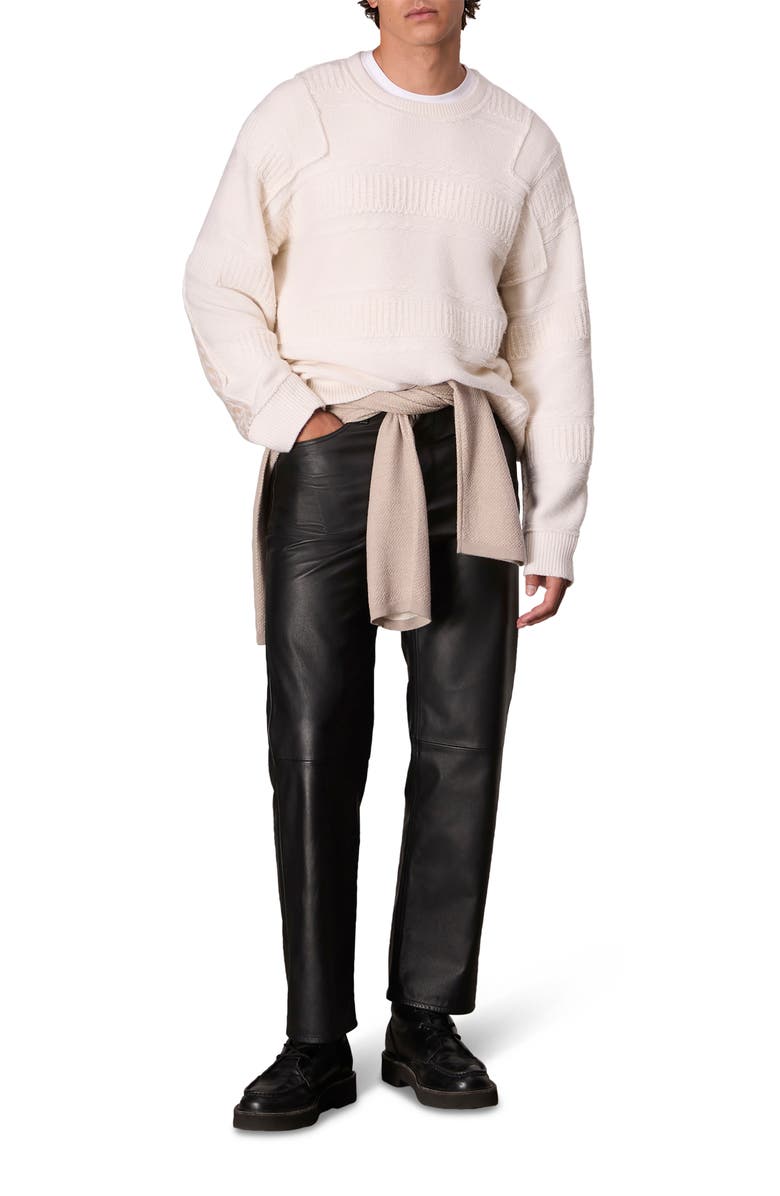 rag & bone Colton Merino Wool Blend Sweater, Alternate, color, Ivory