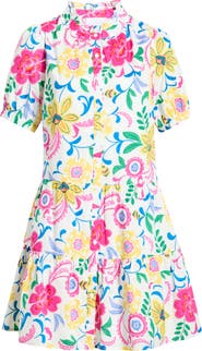 SUGARLIPS Kress Floral Domis Minidress