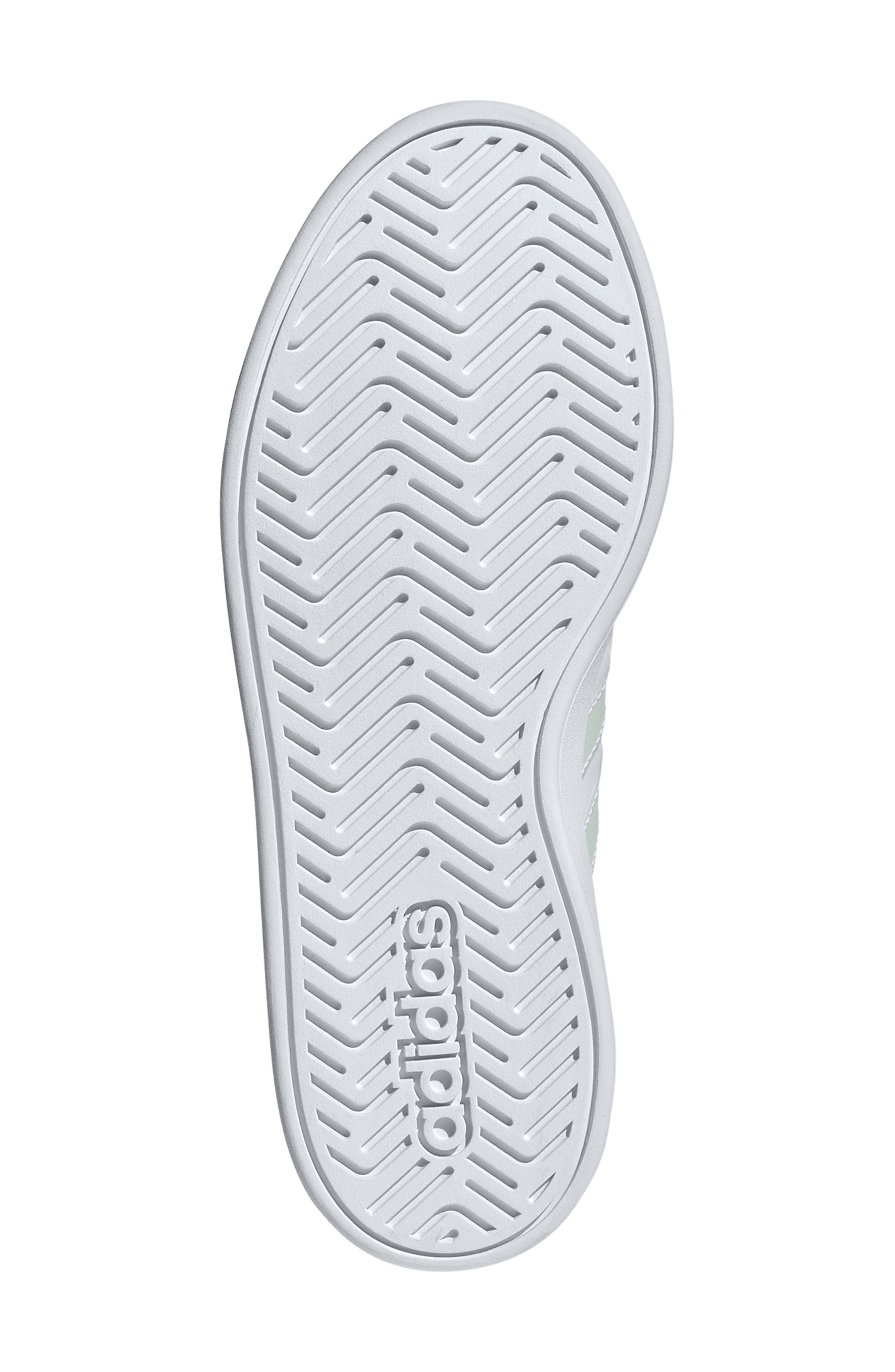 adidas Kids' Grand Court 3.0 Sneaker, Alternate, color, White/ Iridescent/ Pink