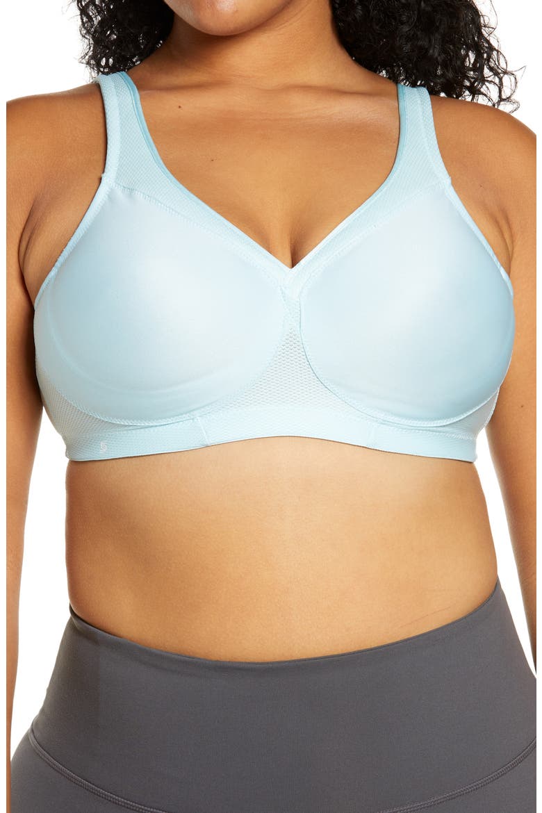 MagicLift® Seamless Sports Bra, Main, color, FROSTED AQUA