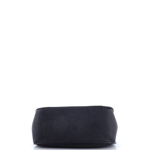 Pre-owned Hermes Hermes Jypsiere Bag Clemence 28 In Black