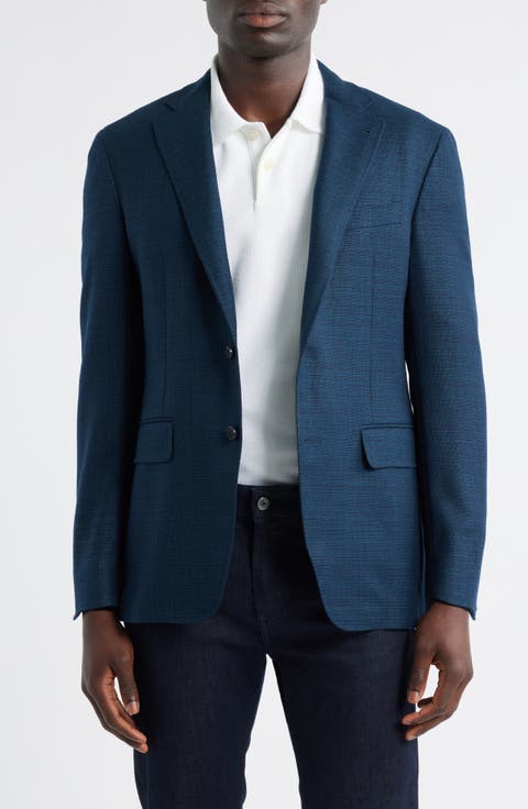 Kei Trim Fit Mélange Wool Sport Coat