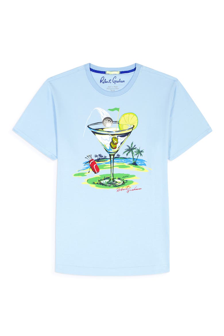 Hole In Fun Graphic T-Shirt, Alternate, color, LIGHT BLUE